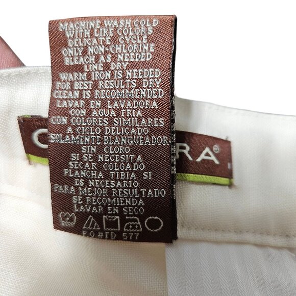 Cubavera Mens XX-Large Beige Linen-Blend Pants With Drawstring And Button Closur - Picture 7 of 7